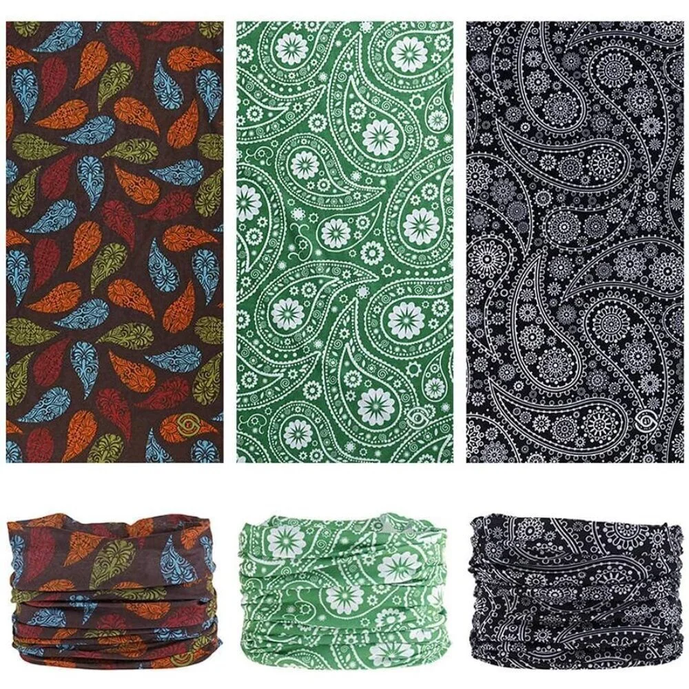 Headband Neck Gaiter Face Mask Bandana Multi-Functional Sports Headwear